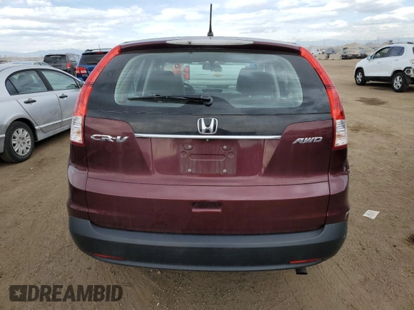 2014 Honda CR-V LX with VIN 5J6RM4H38EL072517, listed as a Copart auction lot 51525245 with 80,770 mi miles and Salvage Title. Bid and sale history available at carsss.com. Image 6.