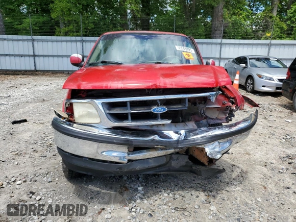 1998 Ford F-150 with VIN 1FTZX1760WNB98481, listed as a Copart auction lot 55586895 with 156,331 mi miles and Salvage title. Bid and sale history available at DreamBid. Image 5.