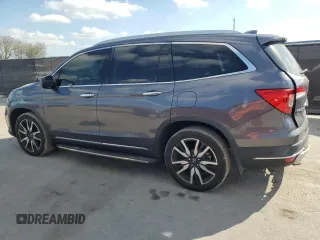 2021 Honda Pilot Touring 8-Passenger with VIN 5FNYF5H96MB033111, listed as a Copart auction lot 44386445 with 41,814 mi miles and Salvage Title. Bid and sale history available at DreamBid. Image 2.