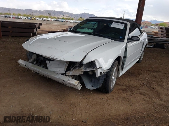 2004 Ford Mustang Deluxe with VIN 1FAFP446X4F133790, listed as a IAAI auction lot 41950759 with 133,734 mi miles. Bid and sale history available at carsss.com. Image 18.