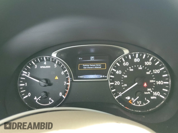 2016 Nissan Altima SR with VIN 1N4BL3AP6GC125421, listed as a Copart auction lot 70915074 with 114,507 mi miles and Salvage Title. Bid and sale history available at carsss.com. Image 9.