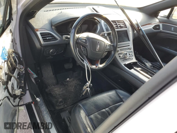2017 Lincoln MKZ Hybrid Reserve with VIN 3LN6L5MU3HR647611, listed as a Copart auction lot 46527125 with Not provided miles and Salvage title. Bid and sale history available at DreamBid. Image 8.
