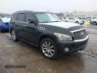 2013 Infiniti QX56 with VIN JN8AZ2NE8D9040844, listed as a IAAI auction lot 41497934 with 99,937 mi miles and . Bid and sale history available at DreamBid. Image 1.