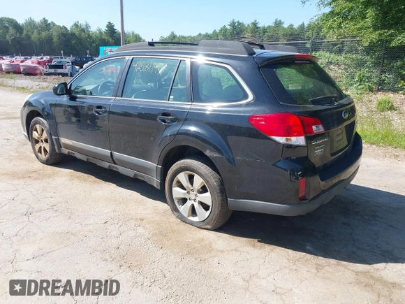 2012 Subaru Outback 2.5i with VIN 4S4BRBAC9C3250242, listed as a IAAI auction lot 42581147 with 185,699 mi miles and . Bid and sale history available at DreamBid. Image 3.