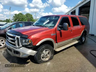 2005 Ford Excursion Eddie Bauer with VIN 1FMSU45P85ED43509, listed as a Copart auction lot 72628104 with Not Provided miles and Salvage Title. Bid and sale history available at DreamBid. Image 1.