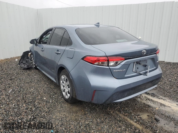 2021 Toyota Corolla LE with VIN 5YFEPMAE5MP155142, listed as a Copart auction lot 50630845 with 119,190 mi miles and Non Repairable. Bid and sale history available at DreamBid. Image 2.