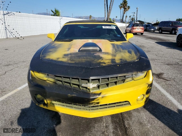 2012 Chevrolet Camaro 2LT with VIN 2G1FC3D33C9101821, listed as a Copart auction lot 49712925 with 0 mi miles and Clean Title. Bid and sale history available at carsss.com. Image 5.
