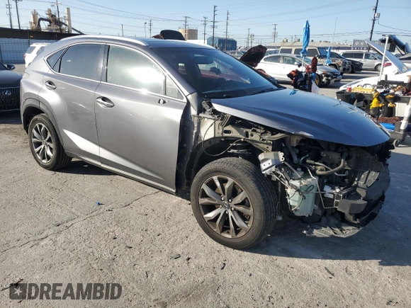 2015 Lexus NX 200t with VIN JTJYARBZXF2001005, listed as a Copart auction lot 50255945 with 97,496 mi miles and Salvage title. Bid and sale history available at DreamBid. Image 4.