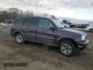 2002 Suzuki XL-7 Standard with VIN JS3TX92V724102818, listed as a Copart auction lot 42719635 with 0 mi miles and Salvage Title. Bid and sale history available at carsss.com. Image 4.