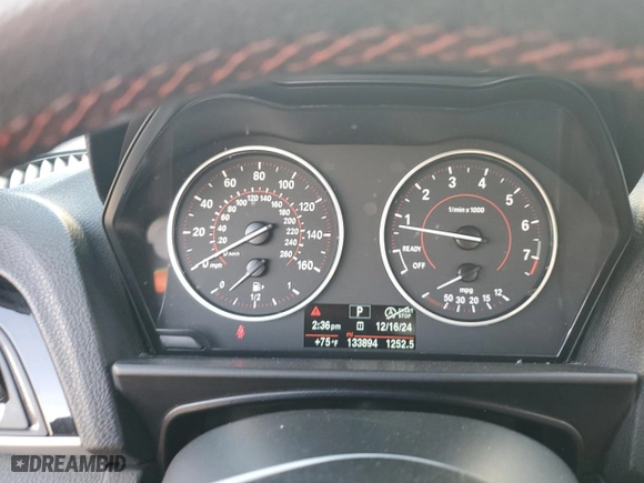 2016 BMW 2 Series 228i with VIN WBA1F9C5XGV546054, listed as a Copart auction lot 85331044 with 133,894 mi miles and Salvage Title. Bid and sale history available at carsss.com. Image 9.