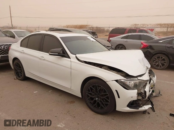 2016 BMW 3 Series 320i with VIN WBA8E1G53GNT35386, listed as a IAAI auction lot 41549924 with 91,399 mi miles and . Bid and sale history available at carsss.com. Image 1.