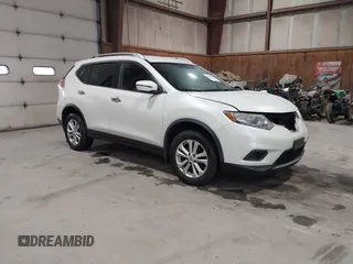 2016 Nissan Rogue SV with VIN KNMAT2MV2GP614966, listed as a IAAI auction lot 42167188 with 162,490 mi miles. Bid and sale history available at carsss.com. Image 1.