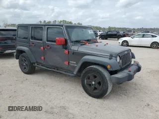 2018 Jeep Wrangler JK Unlimited Sport S with VIN 1C4HJWDG3JL930873, listed as a Copart auction lot 44681095 with 129,178 mi miles and Salvage Title. Bid and sale history available at carsss.com. Image 4.