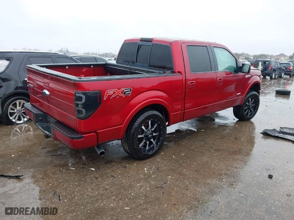 2013 Ford F-150 XL with VIN 1FTFW1CT3DKD29998, listed as a IAAI auction lot 41546344 with 139,062 mi miles. Bid and sale history available at carsss.com. Image 4.