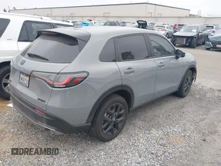 2024 Honda HR-V Sport with VIN 3CZRZ1H51RM752314, listed as a IAAI auction lot 42130406 with 10,435 mi miles and . Bid and sale history available at DreamBid. Image 4.
