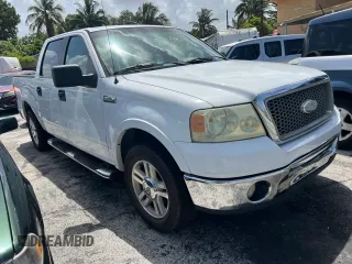 2006 Ford F-150 XLT with VIN 1FTPW12V16KD97016, listed as a Copart auction lot 61061765 with 159,482 mi miles and Clean title. Bid and sale history available at DreamBid. Image 1.