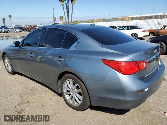 2017 Infiniti Q50 3.0t Premium with VIN JN1EV7AP7HM736808, listed as a Copart auction lot 49409185 with 135,802 mi miles and Salvage Title. Bid and sale history available at carsss.com. Image 2.