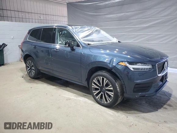 2022 Volvo XC90 Momentum with VIN YV4102PK2N1785627, listed as a Copart auction lot 50036875 with 41,753 mi miles and Salvage Title. Bid and sale history available at carsss.com. Image 4.