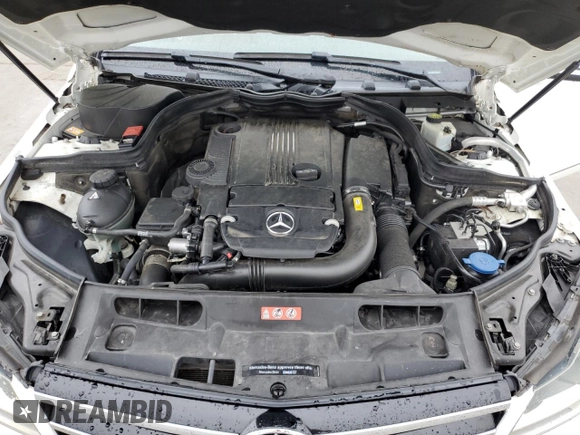 2014 Mercedes-Benz C 250 Sport with VIN WDDGF4HB3EA934865, listed as a Copart auction lot 58044965 with 127,958 mi miles and Salvage title. Bid and sale history available at DreamBid. Image 11.