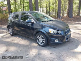 2013 Chevrolet Sonic LT with VIN 1G1JC6SG5D4181242, listed as a IAAI auction lot 42082724 with 184,463 mi miles. Bid and sale history available at carsss.com. Image 1.