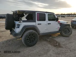 2018 Jeep Wrangler Unlimited Sport z VIN 1C4HJXDN3JW221167, wystawiony jako Copart lot #45236565 z przebiegiem 90 433 mil mil oraz Szkoda całkowita • Salvage title. Historia ofert i sprzedaży dostępna na DreamBid. Obrazek 3.