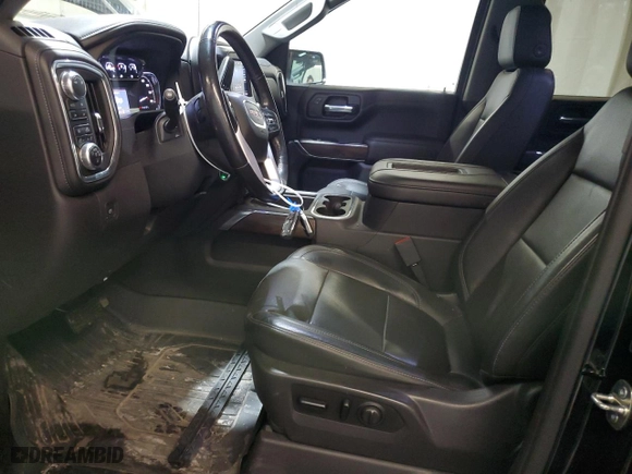 2019 GMC Sierra 1500 SLT with VIN 3GTU9DED9KG164646, listed as a Copart auction lot 47181585 with 32,276 mi miles and Salvage Title. Bid and sale history available at carsss.com. Image 7.