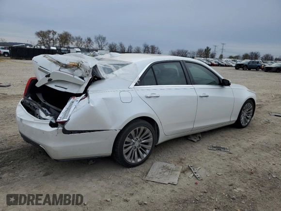 2017 Cadillac CTS Luxury RWD with VIN 1G6AR5SS3H0190400, listed as a Copart auction lot 82358884 with 89,916 mi miles and Salvage Title. Bid and sale history available at DreamBid. Image 3.