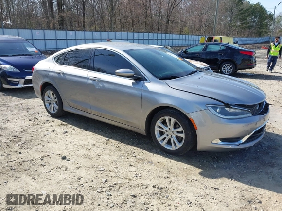 2016 Chrysler 200 Limited with VIN 1C3CCCAB8GN133550, listed as a IAAI auction lot 41728797 with 87,776 mi miles. Bid and sale history available at carsss.com. Image 1.
