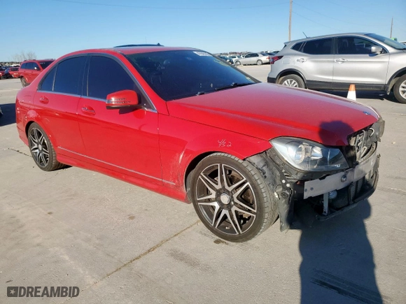 2013 Mercedes-Benz C-Class C 250 Sport with VIN WDDGF4HB7DA858419, listed as a Copart auction lot 47845295 with 106,229 mi miles and Salvage Title. Bid and sale history available at carsss.com. Image 4.