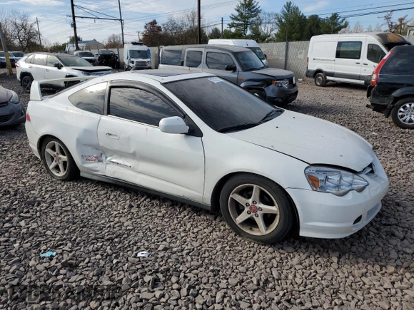 2003 Acura RSX with VIN JH4DC54883S003676, listed as a Copart auction lot 79020214 with 184,995 mi miles and Salvage Title. Bid and sale history available at carsss.com. Image 4.