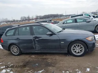2007 BMW 3 Series 328i with VIN WBAVS13587FX15951, listed as a IAAI auction lot 41530164 with 153,051 mi miles. Bid and sale history available at carsss.com. Image 13.