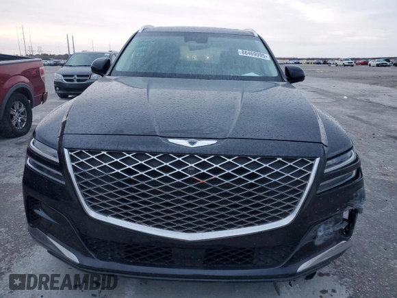 2021 Genesis GV80 with VIN KMUHBDSB9MU071244, listed as a Copart auction lot 88469095 with 85,355 mi miles and Salvage title. Bid and sale history available at DreamBid. Image 5.