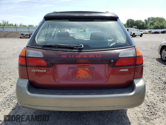 2003 Subaru Legacy Outback with VIN 4S3BH675237612654, listed as a Copart auction lot 61013685 with 152,741 mi miles and Clean title. Bid and sale history available at DreamBid. Image 6.