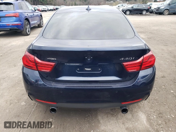 2019 BMW 4 Series 440i xDrive with VIN WBA4J7C54KBM76593, listed as a Copart auction lot 80133444 with 50,030 mi miles and Salvage Title. Bid and sale history available at carsss.com. Image 6.