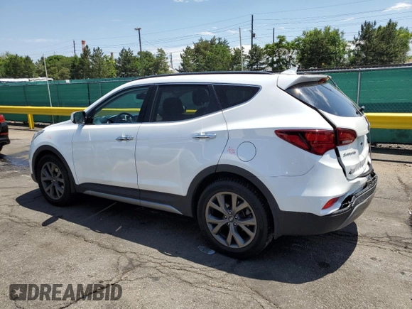 2017 Hyundai Santa Fe Ultimate with VIN 5XYZWDLA2HG466925, listed as a Copart auction lot 62516895 with 102,202 mi miles and Salvage title. Bid and sale history available at DreamBid. Image 2.