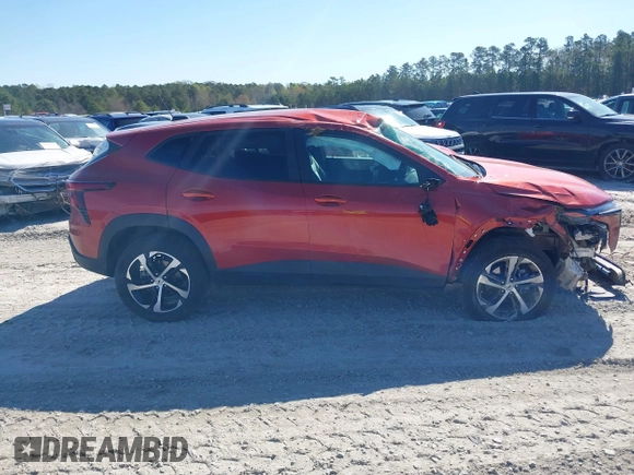 2024 Chevrolet Trax 1RS with VIN KL77LGE28RC201520, listed as a IAAI auction lot 41854028 with 20,737 mi miles. Bid and sale history available at carsss.com. Image 14.