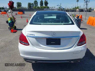 2017 Mercedes-Benz C 350e with VIN 55SWF4HB8HU219807, listed as a IAAI auction lot 41848124 with 43,207 mi miles and . Bid and sale history available at DreamBid. Image 16.