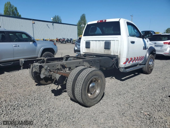 2018 Ram 5500 Chassis Cab Tradesman with VIN 3C7WRMAL7JG285036, listed as a Copart auction lot 52345665 with 130,718 mi miles and Clean Title. Bid and sale history available at carsss.com. Image 3.