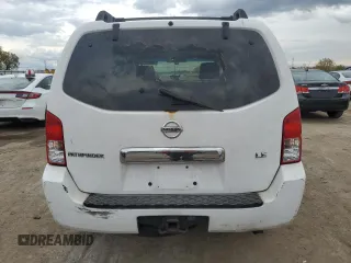 2007 Nissan Pathfinder SE with VIN 5N1AR18W67C634121, listed as a Copart auction lot 75893504 with 0 mi miles and Salvage Title. Bid and sale history available at carsss.com. Image 6.