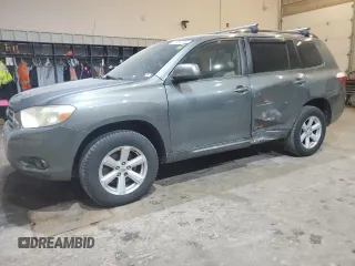 2008 Toyota Highlander with VIN JTEES41A782095666, listed as a Copart auction lot 58782235 with 154,448 mi miles and Salvage title. Bid and sale history available at DreamBid. Image 1.
