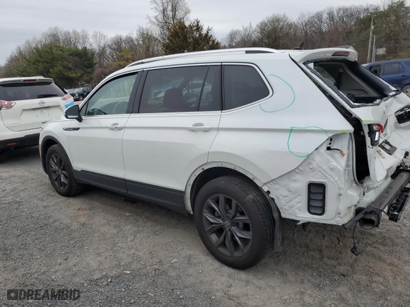 2023 Volkswagen Tiguan SE with VIN 3VV3B7AX2PM115140, listed as a Copart auction lot 51149185 with 12,308 mi miles and Salvage Title. Bid and sale history available at carsss.com. Image 2.