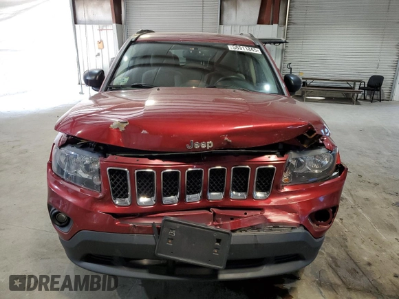 2016 Jeep Compass Sport with VIN 1C4NJCBB8GD747867, listed as a Copart auction lot 58911845 with 74,702 mi miles and Salvage title. Bid and sale history available at DreamBid. Image 5.