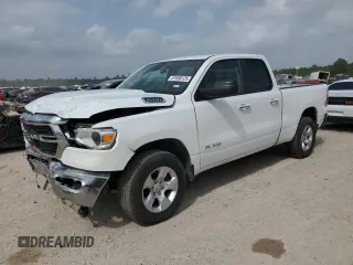 2020 Ram 1500 Big Horn with VIN 1C6SRFBT8LN218002, listed as a Copart auction lot 51958125 with 63,964 mi miles and Salvage Title. Bid and sale history available at carsss.com. Image 1.