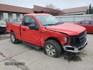 2018 Ford F-150 XL with VIN 1FTMF1EB5JFC94669, listed as a Copart auction lot 82280994 with 16,133 mi miles and Salvage Title. Bid and sale history available at carsss.com. Image 4.