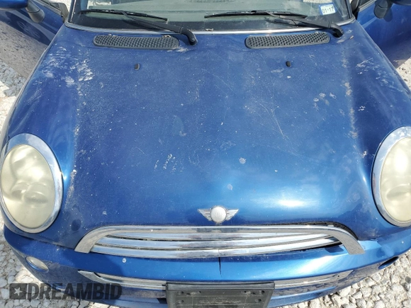 2005 MINI Convertible with VIN WMWRF33495TG11902, listed as a Copart auction lot 45397475 with Not provided miles and Salvage title. Bid and sale history available at DreamBid. Image 11.