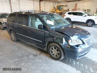 2011 Chrysler Town & Country Touring with VIN 2A4RR5DG2BR675837, listed as a IAAI auction lot 41853895 with 200,827 mi miles. Bid and sale history available at carsss.com. Image 1.