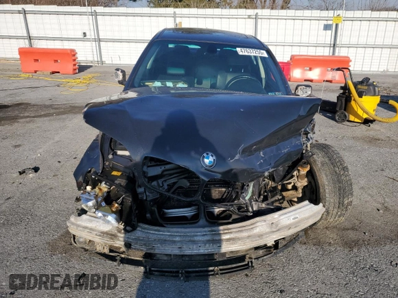 2005 BMW 3 Series 325i with VIN WBAEV33475KL64836, listed as a Copart auction lot 47637255 with 251,319 mi miles and Salvage Title. Bid and sale history available at carsss.com. Image 5.
