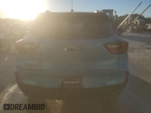 2025 Chevrolet TrailBlazer RS with VIN KL79MTSL5SB020835, listed as a Copart auction lot 76479974 with 2,136 mi miles and Salvage Title. Bid and sale history available at carsss.com. Image 6.