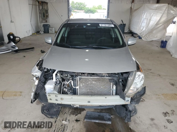 2019 Nissan Versa SV with VIN 3N1CN7AP3KL858980, listed as a Copart auction lot 61161385 with 47,304 mi miles and Salvage title. Bid and sale history available at DreamBid. Image 5.