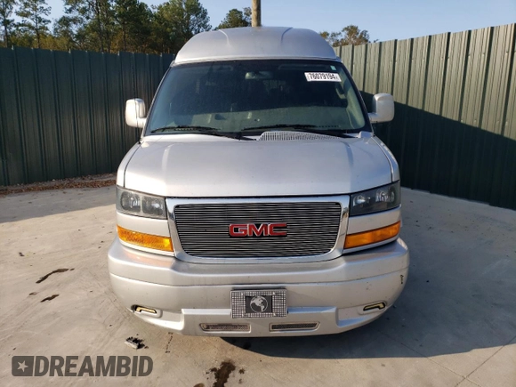 2022 GMC Savana Cargo Van with VIN 1GTW7BF72N1240075, listed as a Copart auction lot 76079194 with 38,922 mi miles and Clean Title. Bid and sale history available at carsss.com. Image 5.
